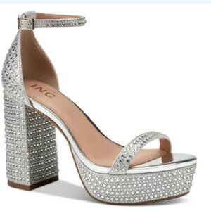 INC Rhinestone Platform Heels